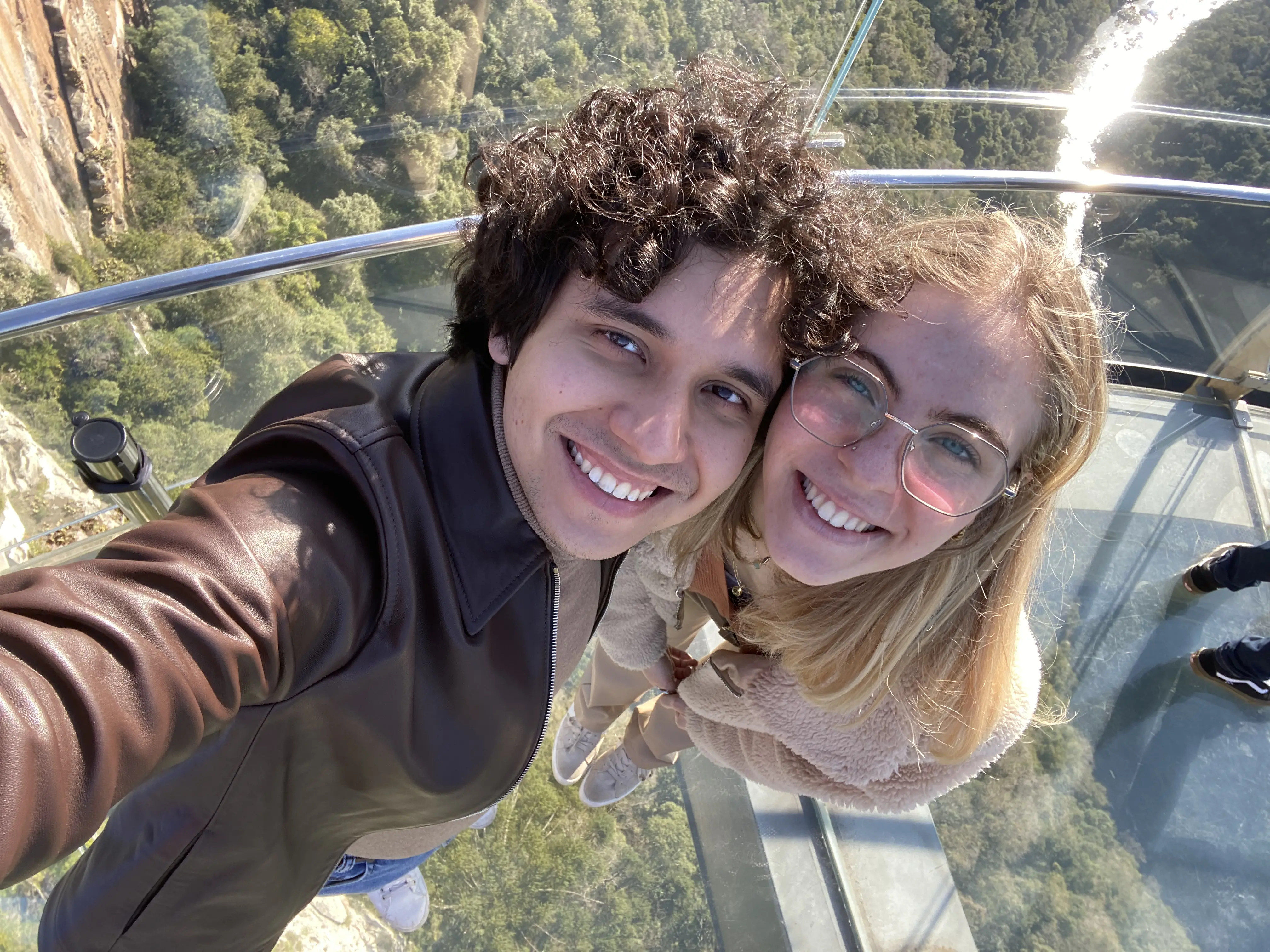 Wir in Porto Alegre, Brasilien